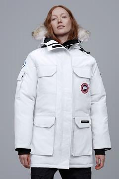 Chamarras Canada Goose Mujer México - PBI Expedition Abrigos Blancos OQ8452931